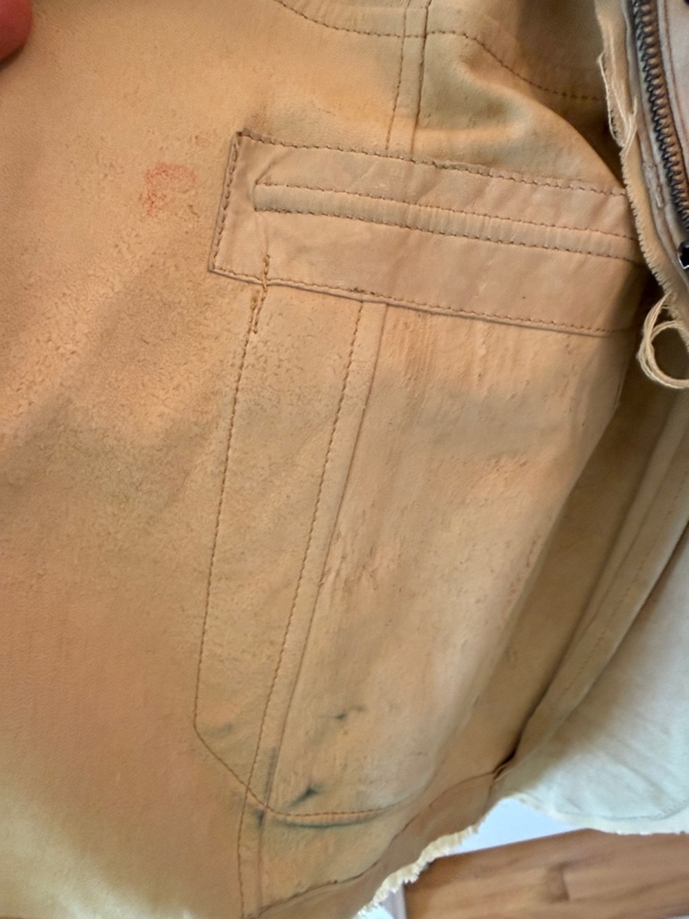 Jakett…etc. Meryl Waxed Suede Jacket Chamois leather jacket - Picture 14 of 17